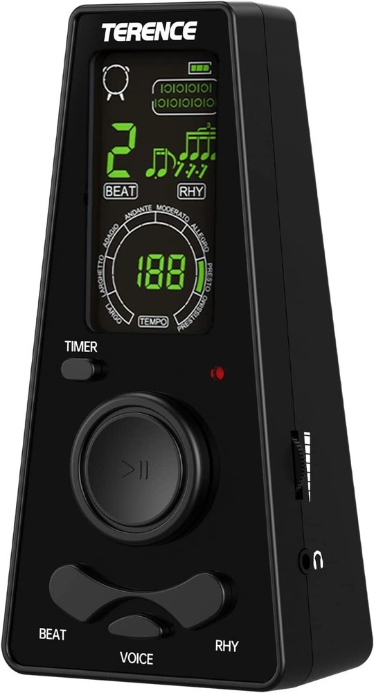 Digital Metronome w Timer  Electronic Vocal Metronome Adjustable & Timed NEW