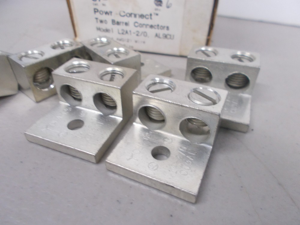 6 POWER CONNECT TWO BARREL CONNECTORS PART # 87-042