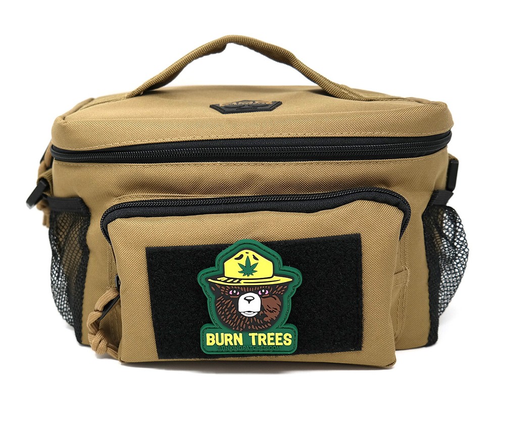 Burn Trees Marijuana Tactical Patch | PVC Rubber | Hook and Loop Bear Patch
