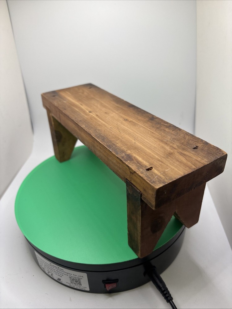 Smith’s Tri-Hone Sharpening System Base Wood Knife Sharpener Stand Vintage