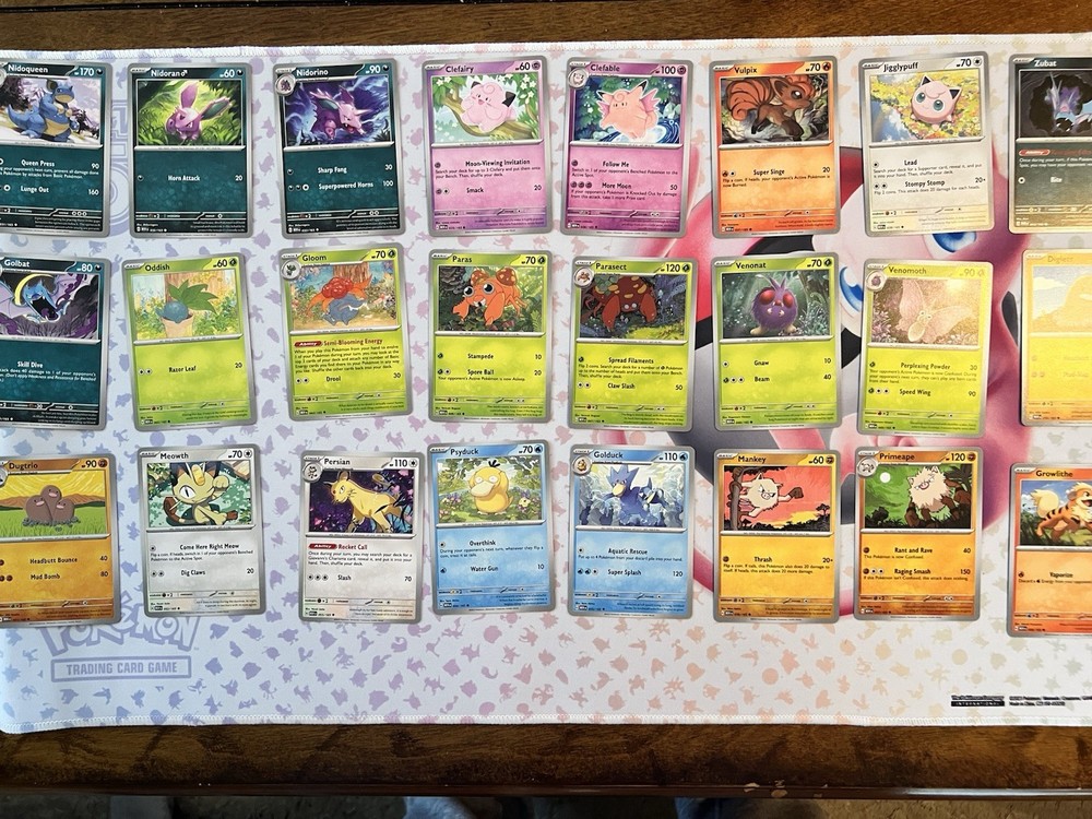 136 Cards!!!! POKEMON 151 - Complete Base MASTER SET - Com/uncommon ONLY