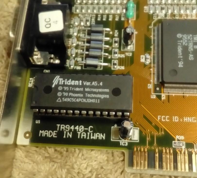 Trident TR9440-C PCI VGA Video Card