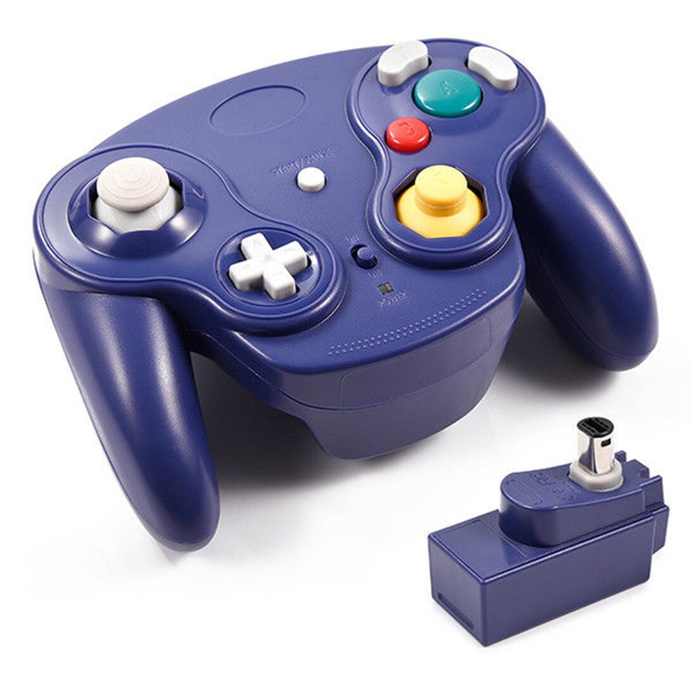 2.4Ghz Wireless Game Controller w/ Adapter Wavebird For Gamecube GC NGC Console