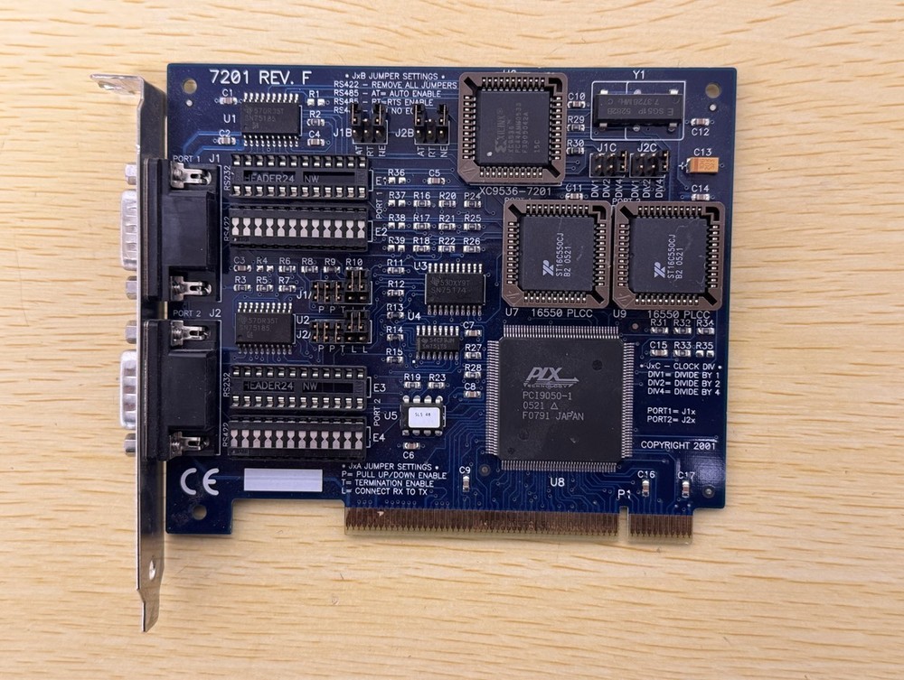 SeaLevel 7201 PCI Dual Serial Interface Controller Card H059-4177