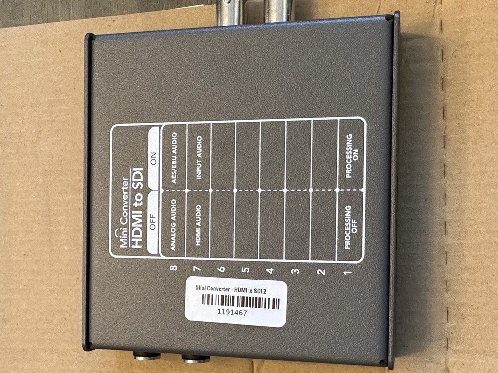 Blackmagicdesign HDMI to SDI AV Converter Encoder Scaler Streaming New In Box