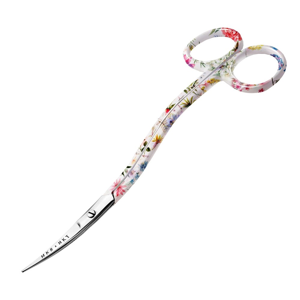Applique Long Thin Needlepoint Blade 6.1 Inch - Double Bent Curved Offset Han...