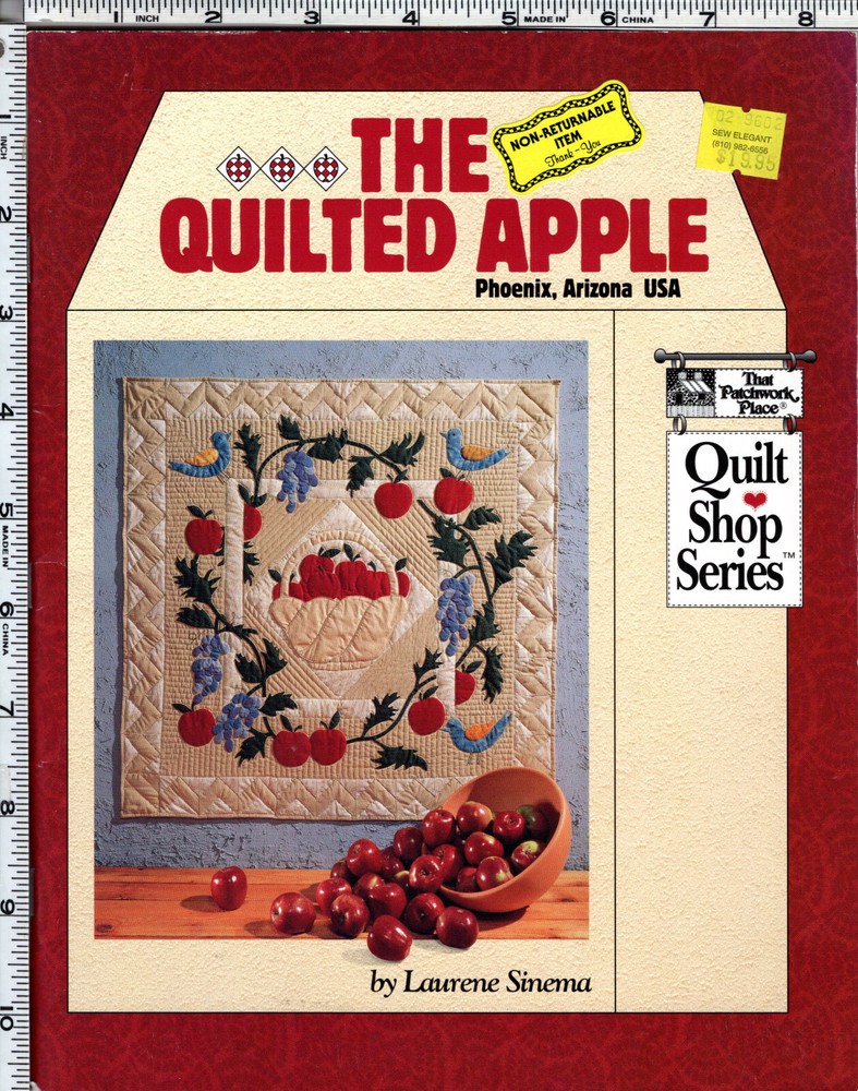 "The Quilted Apple" ©1994 That Patchwork Place Applique Sewing Book B183 NEW