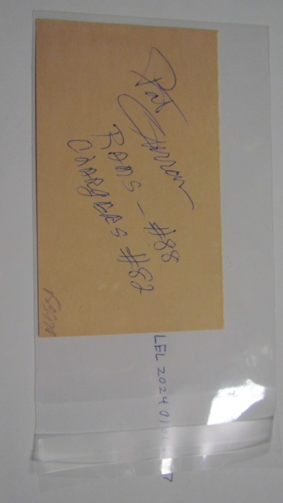 Pat Curran signed Postcard