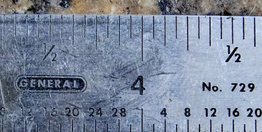 🗽VINTAGE GENERAL NO 729 5" VERNIER CALIPER