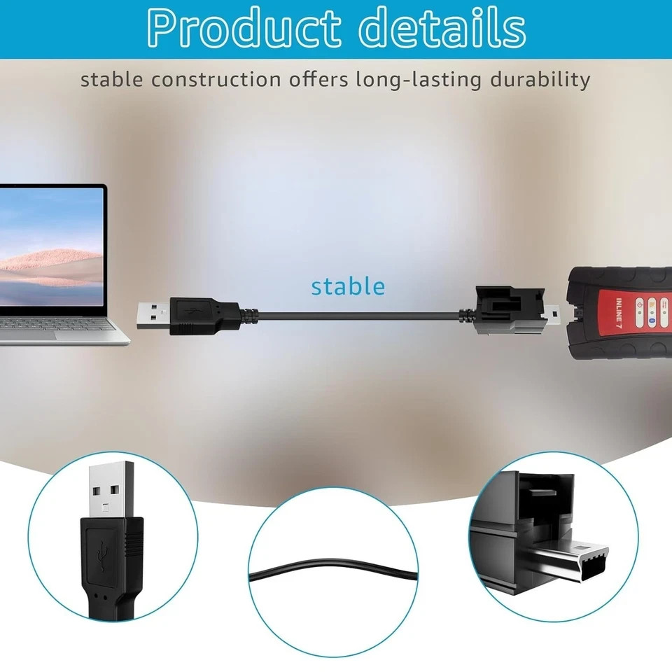 ISN USB Replacement Cable for Nexiq USB Link 2
