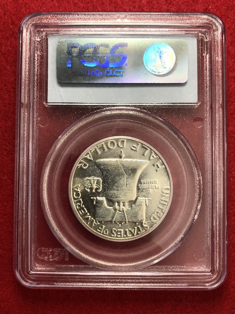 1961-D Franklin Silver Half Dollar RPM1 MS64 PCGS