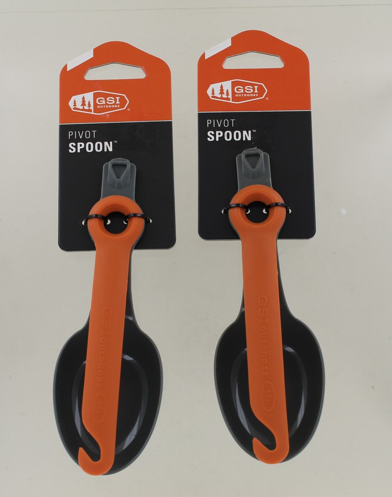 2 New GSI Outdoors Pivot Spoon - Camping Hiking Tailgating
