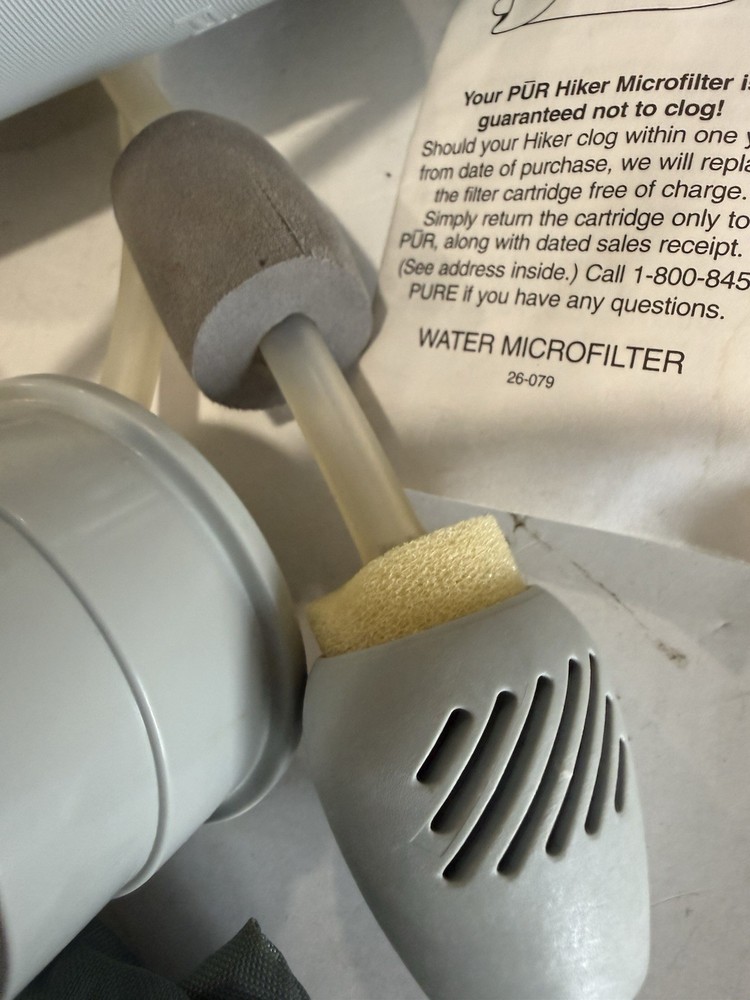 PUR Hiker Water Filter System - Precursor to Katadyn