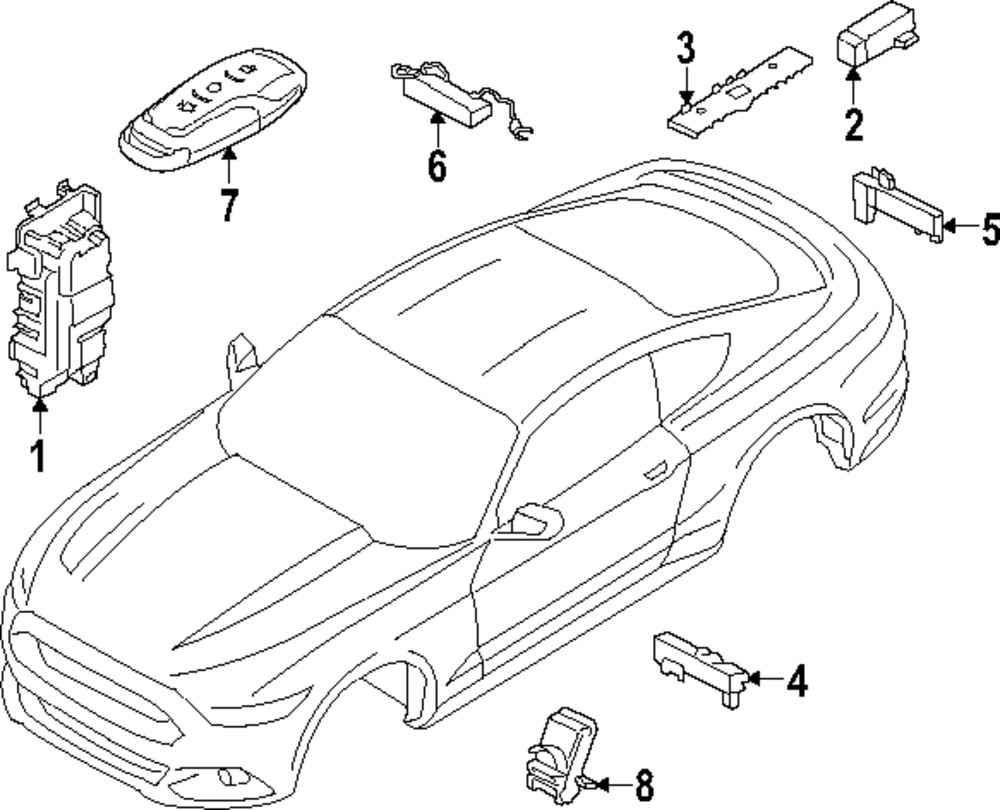 Genuine Ford Control Module GR3Z15604D