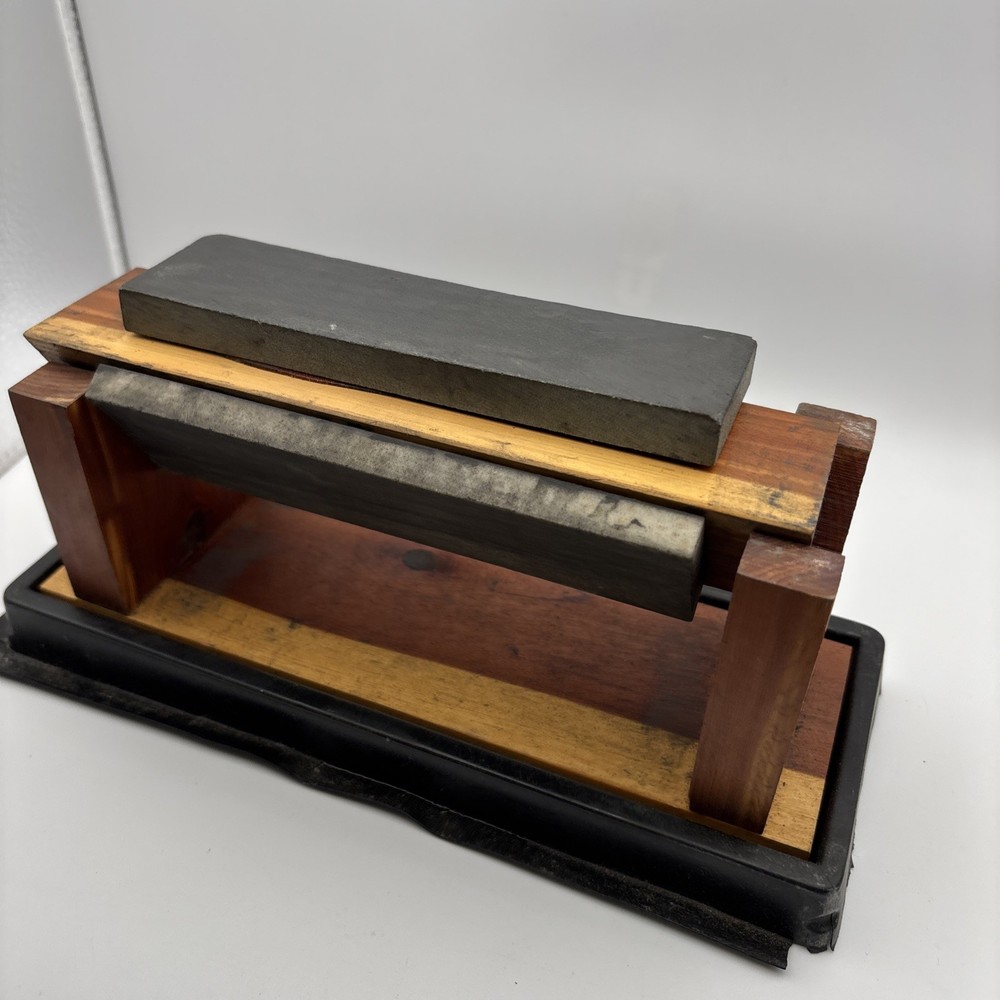 Vintage Smiths Tri Hone Knife Sharpener System READ