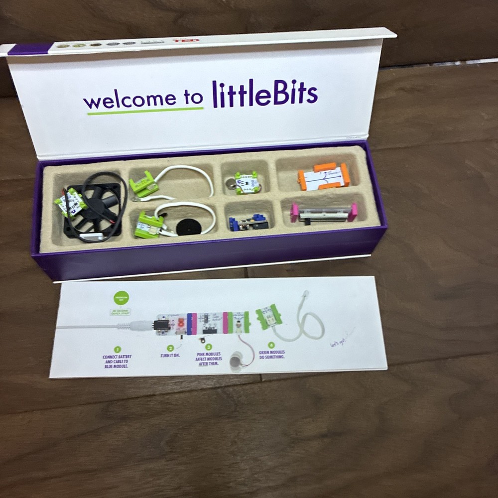 Little Bits Premium Kit 14 Bits Modules Magnet Magic STEM Science Parts