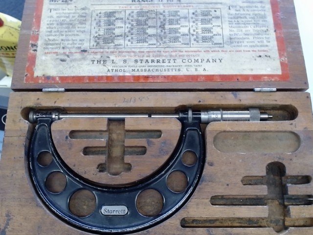 VINTAGE STARRETT 244 CALIPER PLEASE READ