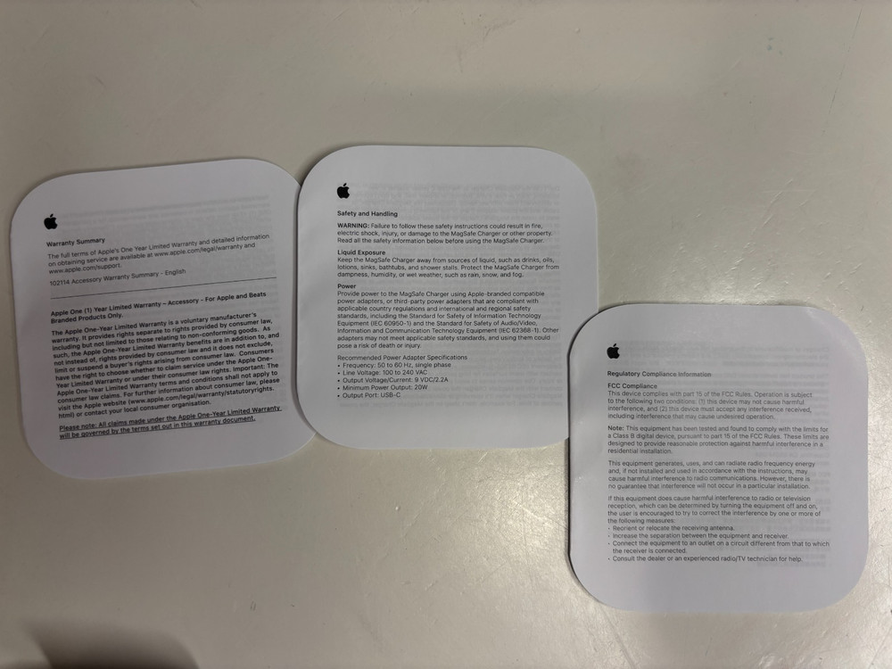 Apple Magsafe Charger - EMPTY BOX with inserts ONLY