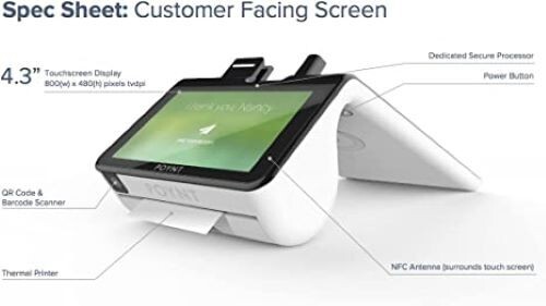 Poynt POS Smart Terminal - Requires Processing with SwyftPAY