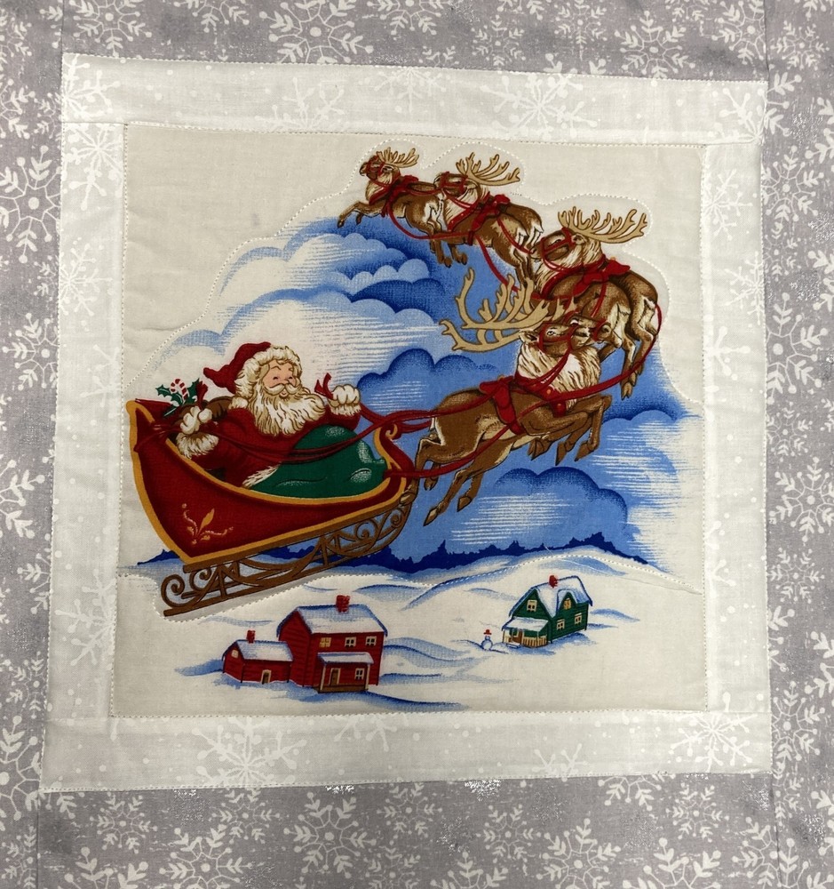Quilted December Enjoying the Snow Table Runner