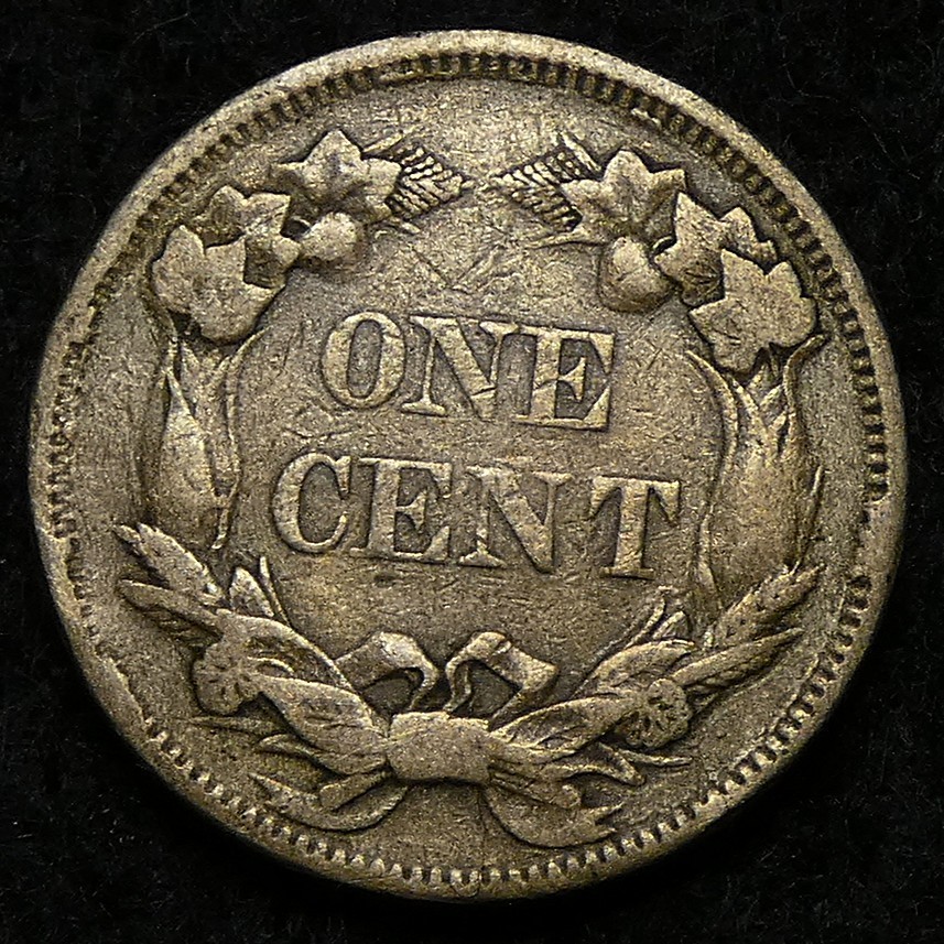 1858 Small Letters Flying Eagle Cent with sharp feathers!