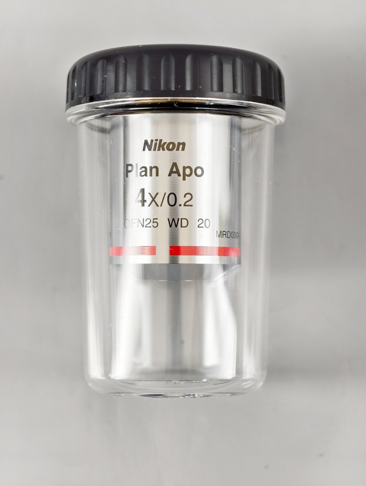 Nikon PlanApo 4x 0.20 CFI Microscope Objective Eclipse i Series Plan Apo