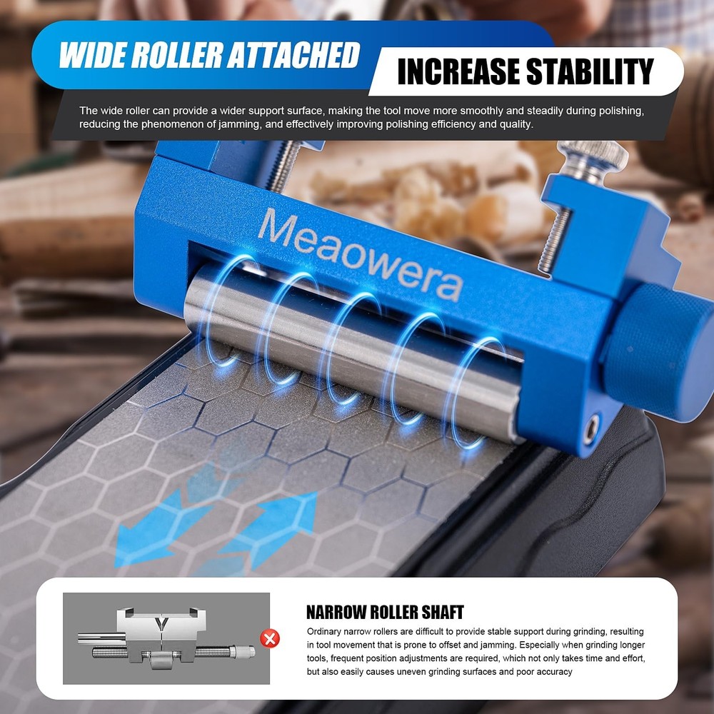 Chisel Sharpening Kit with Sharpening Stones – Wood Chisel Sharpener Honin