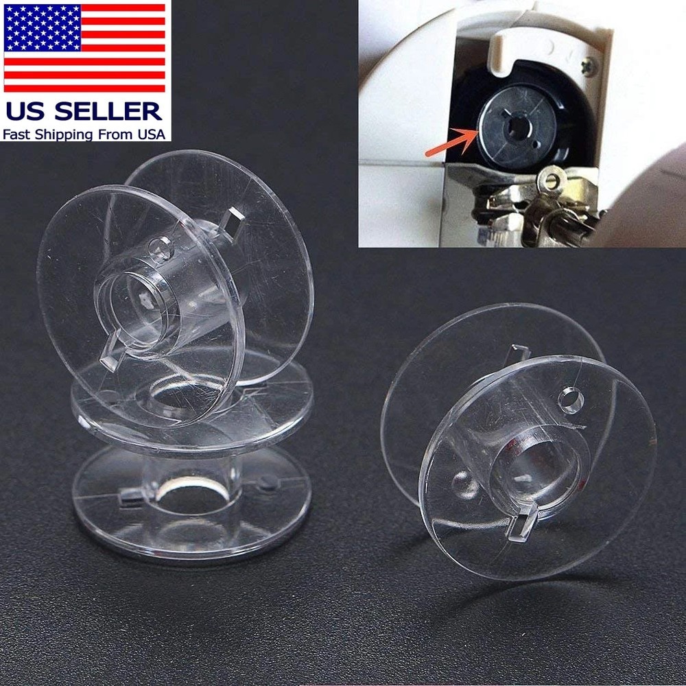30Pack Plastic Sewing Machine Bobbins for Brother