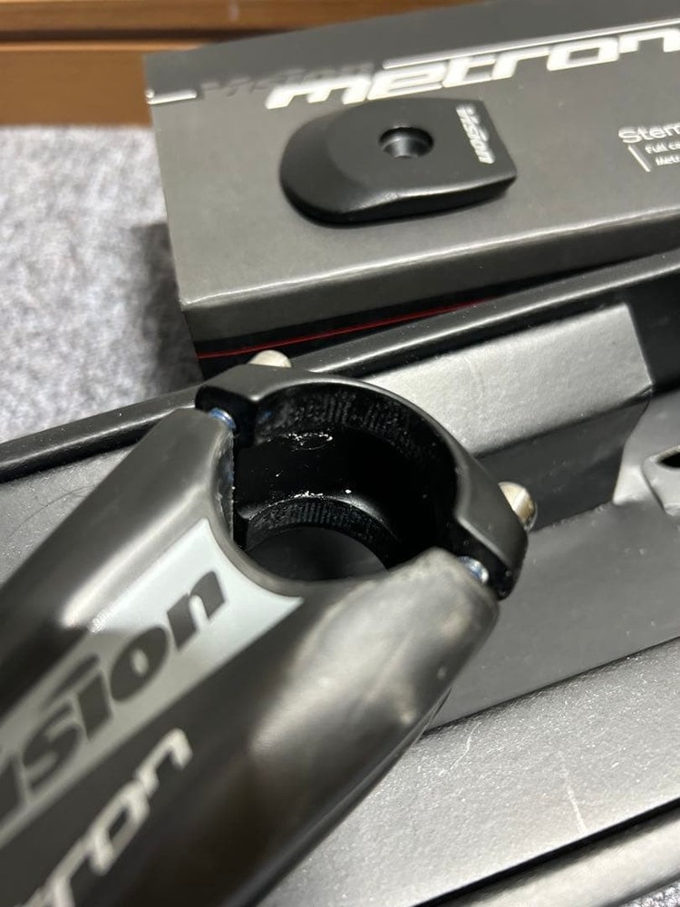 vision metron stem 90mm carbon titanium bolt