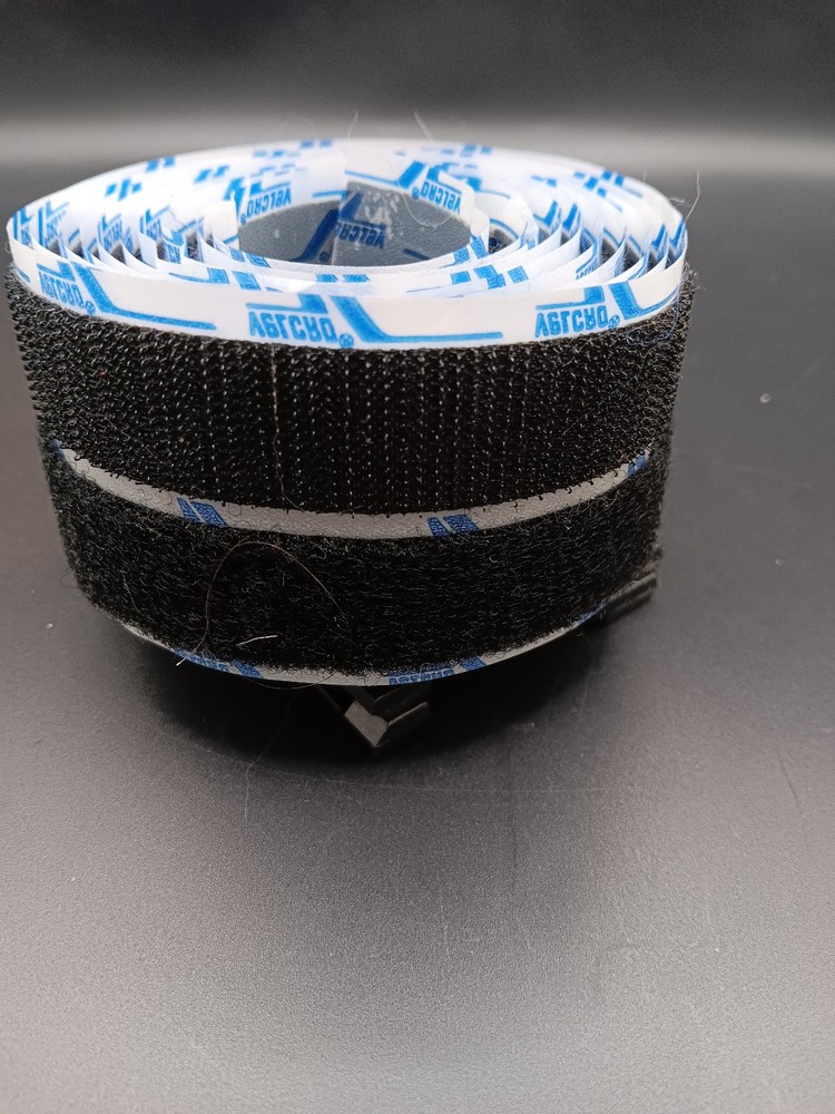 3/4 Inch Wide Hook & Loop Tape, White & Black