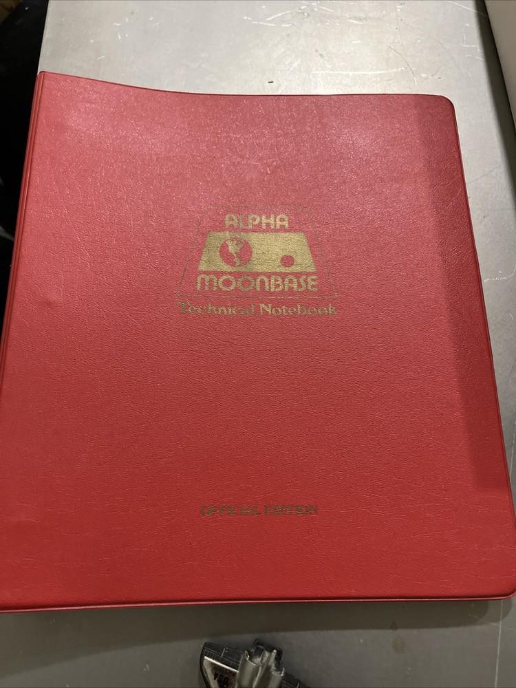 Alpha Moonbase Technical Notebook Official EDITION , Swim Mobile Space Shuttle,