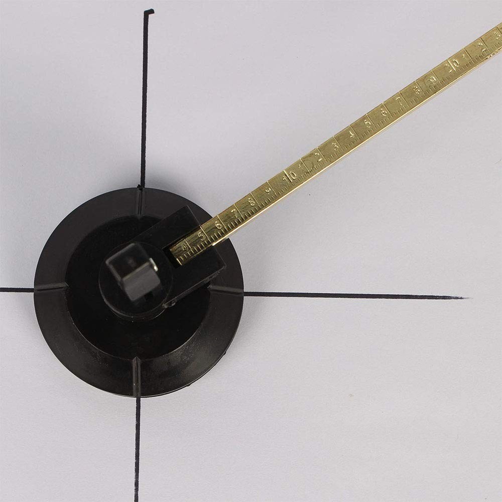 Adjustable Glass Circle Cutter Tool with Suction Cup and Round Handle