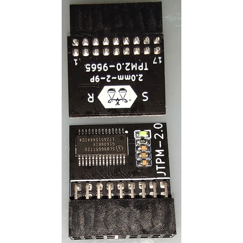For Infineon TPM TPM2.0 Module ASRock TPM Security Module (18-1 Pin) Win11