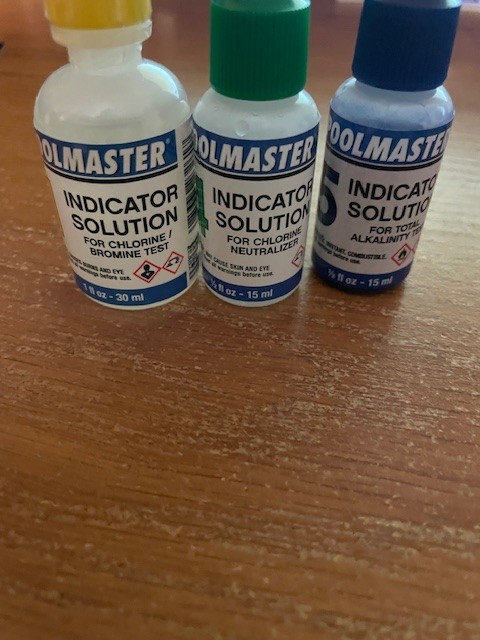 Poolmaster Replacement Indicator Solutions #1, #4, #5 for Spa or Swimming Pool