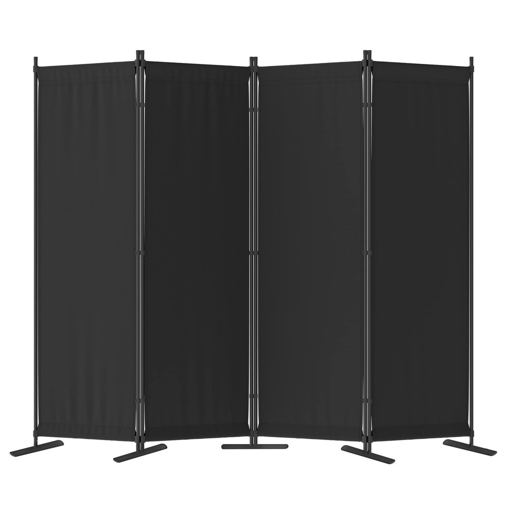 Room Divider, Folding Privacy Screens, 4 Panel Room Partitions, 88" Foldable ...