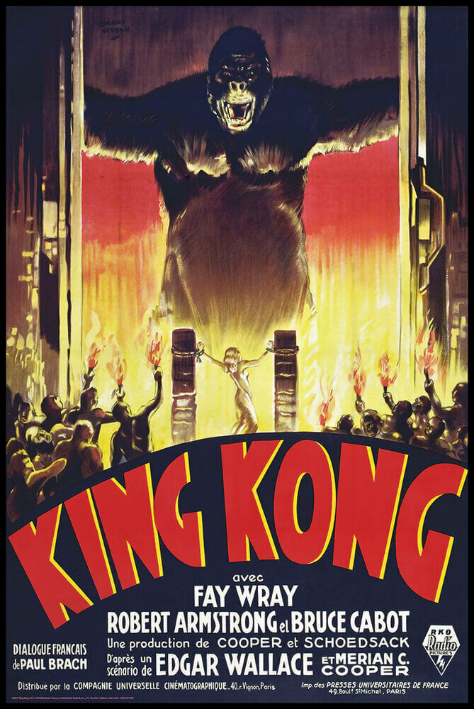 King Kong Gates Fire Poster 24" x 36"