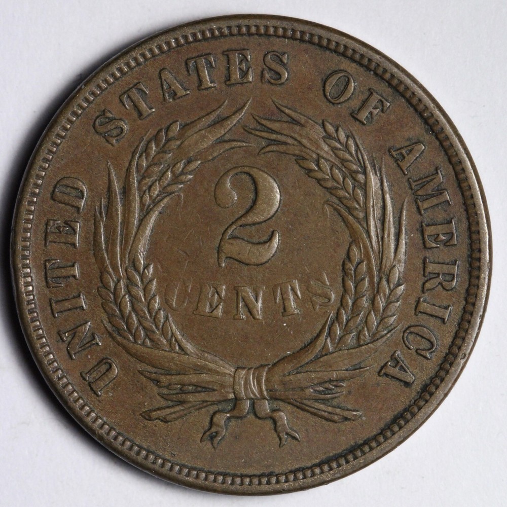 1867 Two Cent Piece UNC *UNCIRCULATED* MS E184 STFM