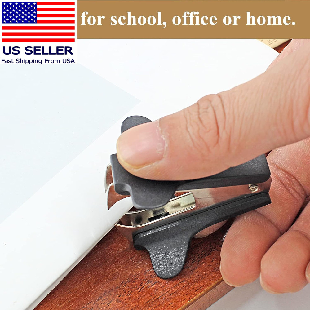 3 Pcs Staple Removers, Staple Puller Remover Tool for Office School Home,Black