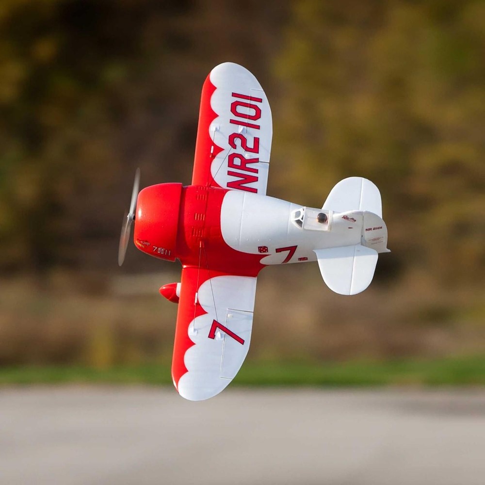 E-Flite EFLU61500 UMX Gee Bee R-2 510mm BNF Basic with AS3X and SAFE Select