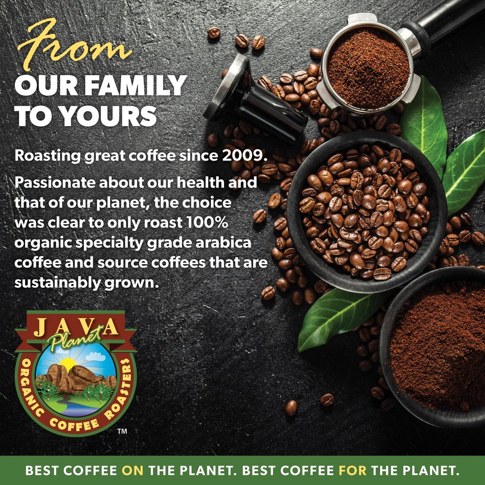 Low Acid Organic Coffee – Whole Bean, Mold-Free & Stomach Friendly by Java