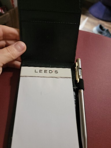 STATE OF TEXAS LEARHER NOTE PAD AND PEN