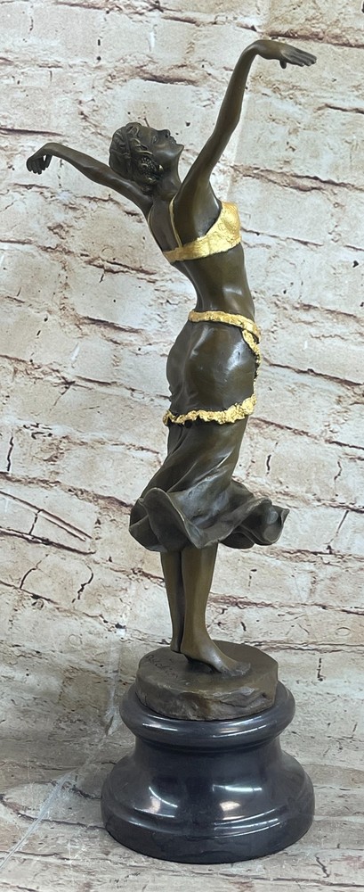 CHIPARUS BRONZE RUSSIAN DANCER LOST WAX METHOD CLASSIC ARTWORK SCULPTURE ARTWORK