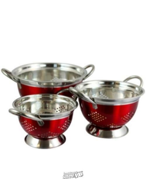 Astor Metaline 3 Pack Round Asian Colander