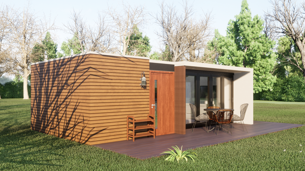 Modern Box Type House Plan With 3D Images ,PDF For Construction Blueprint Plans