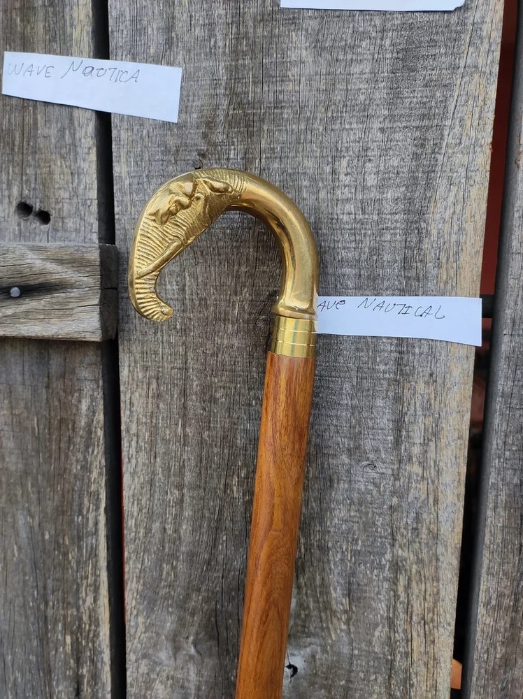 brass Handle Head Handmade walking stick Vintage Solid wands,Handle Cane,Handcra