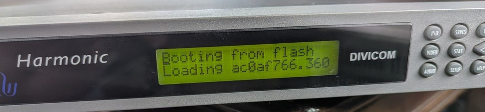 Harmonic DiviCom MV100 MediaView MPEG Encoder Decoder ASI Broadcast Unit