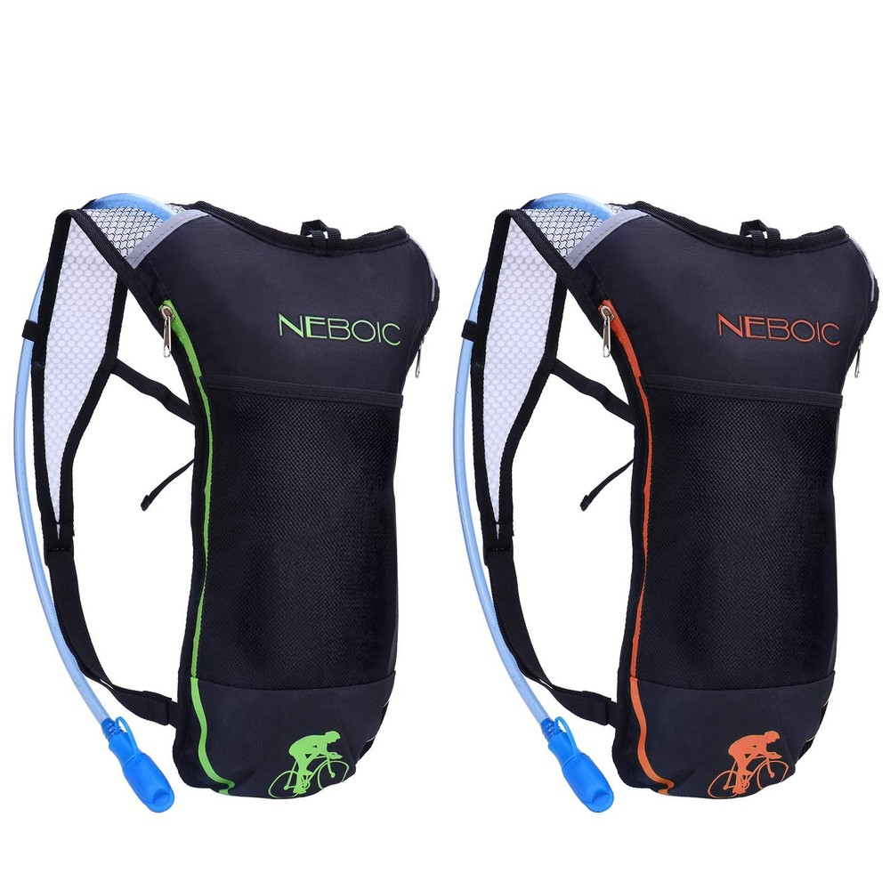 Neboic 2Pack Hydration Backpack Pack with 2L Hydration Bladder - Lightweight ...