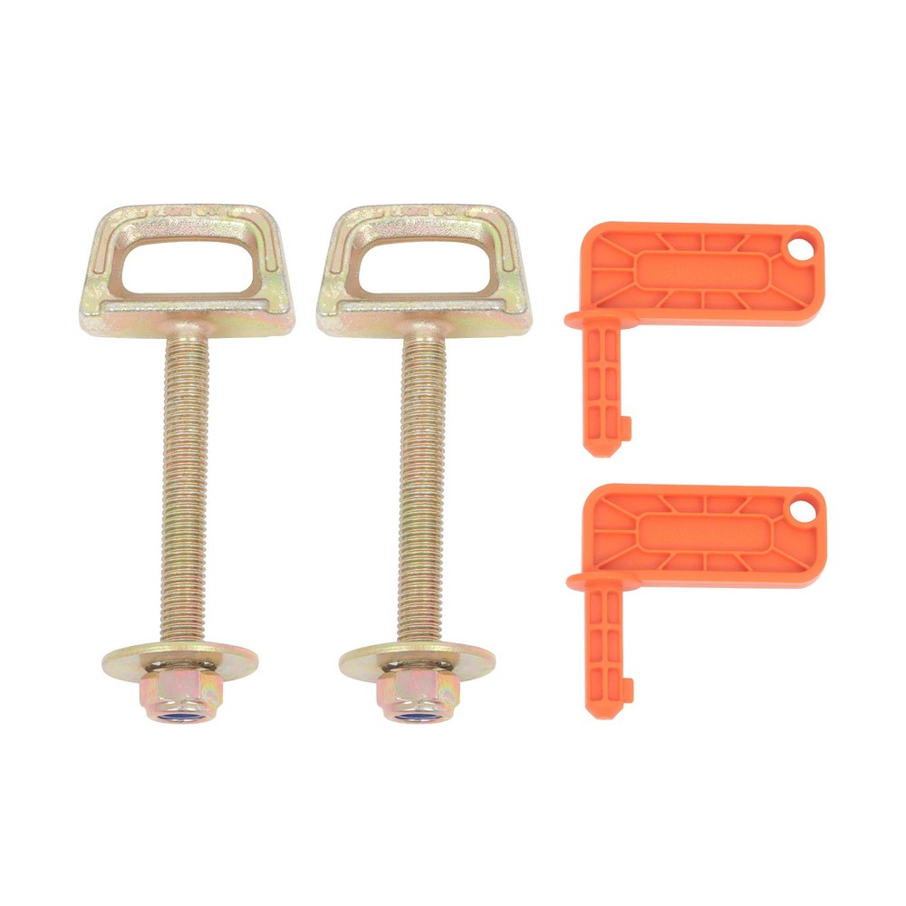 2 PCS New Front Snowmobile/Sled Trailer Tie Down W/ Deck Hook 1000 SC-FRONT