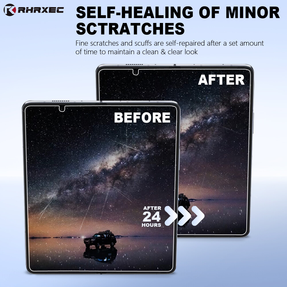 For Samsung Galaxy Z Fold 3 4 5 6 5G Hydrogel Front+Inside Screen Protector