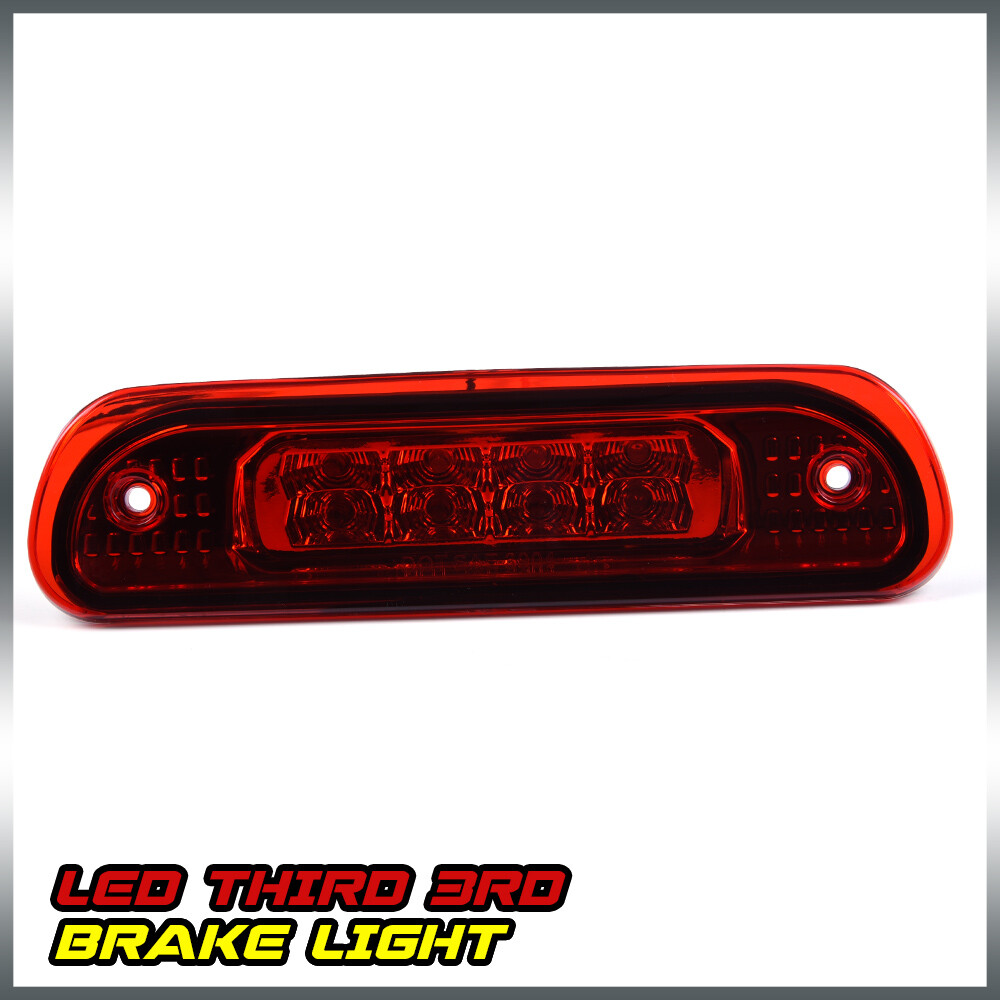 Fit For 1999-2004 Jeep Grand Cherokee LED Third 3rd Brake Light Cargo Lamp Red